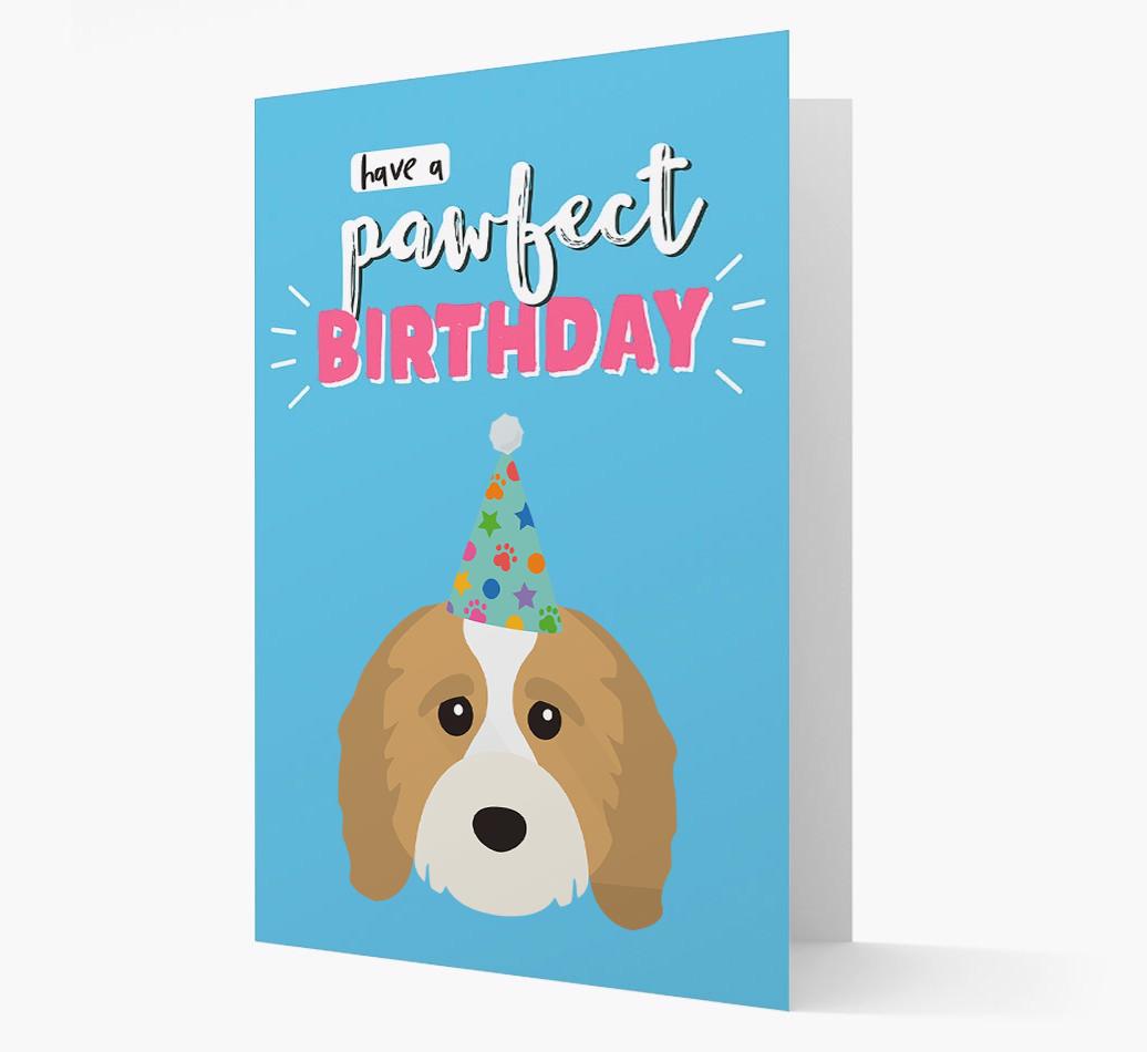 'Have A Pawfect Birthday' - Personalized {breedFullName} Card
