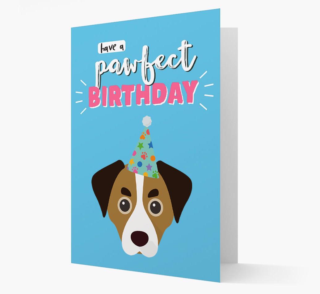 'Have A Pawfect Birthday' - Personalized {breedFullName} Card