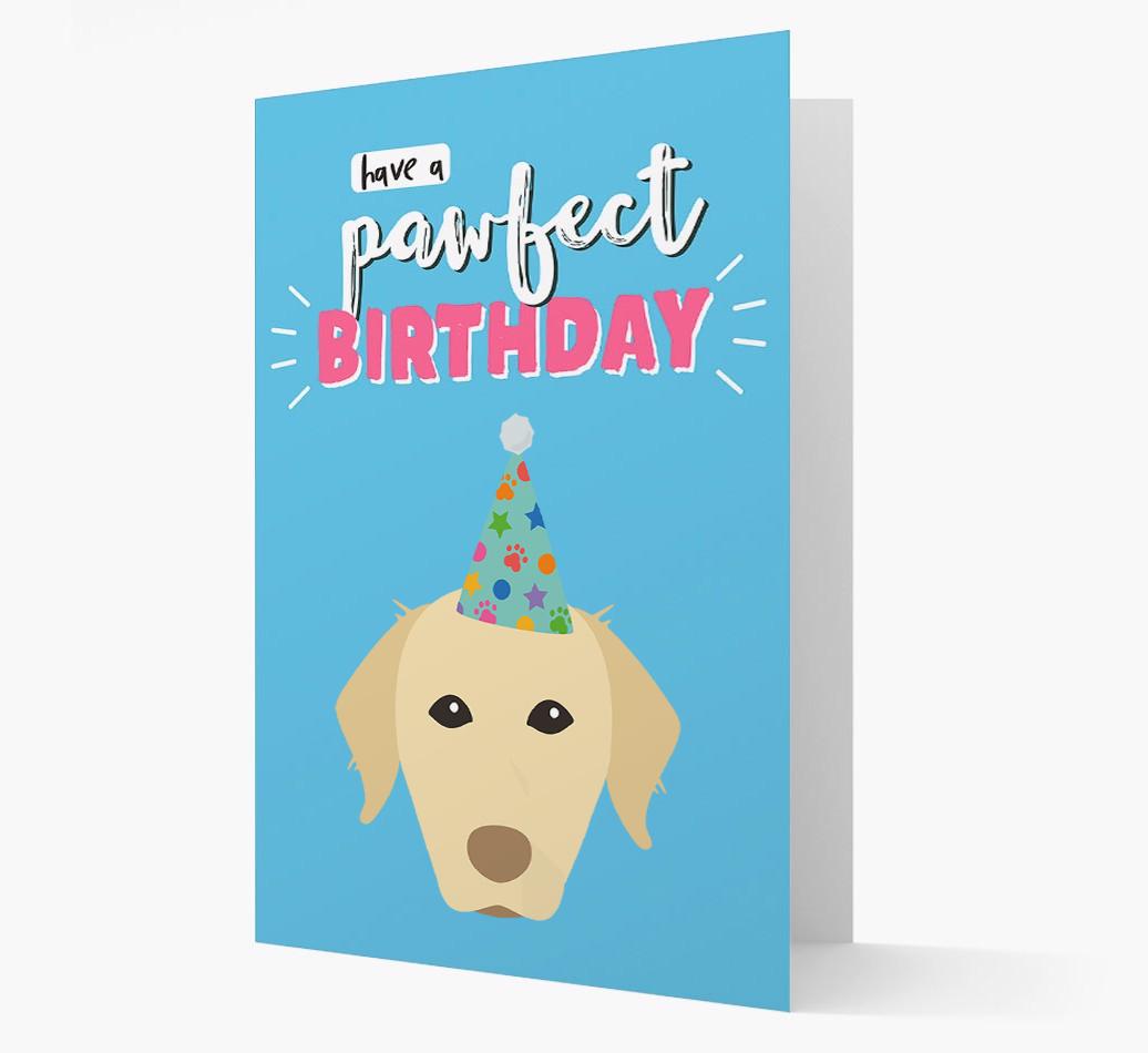'Have A Pawfect Birthday' - Personalized {breedFullName} Card