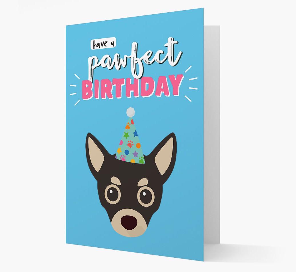'Have A Pawfect Birthday' - Personalized {breedFullName} Card