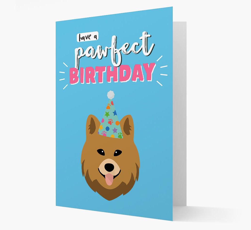 'Have A Pawfect Birthday' - Personalized {breedFullName} Card