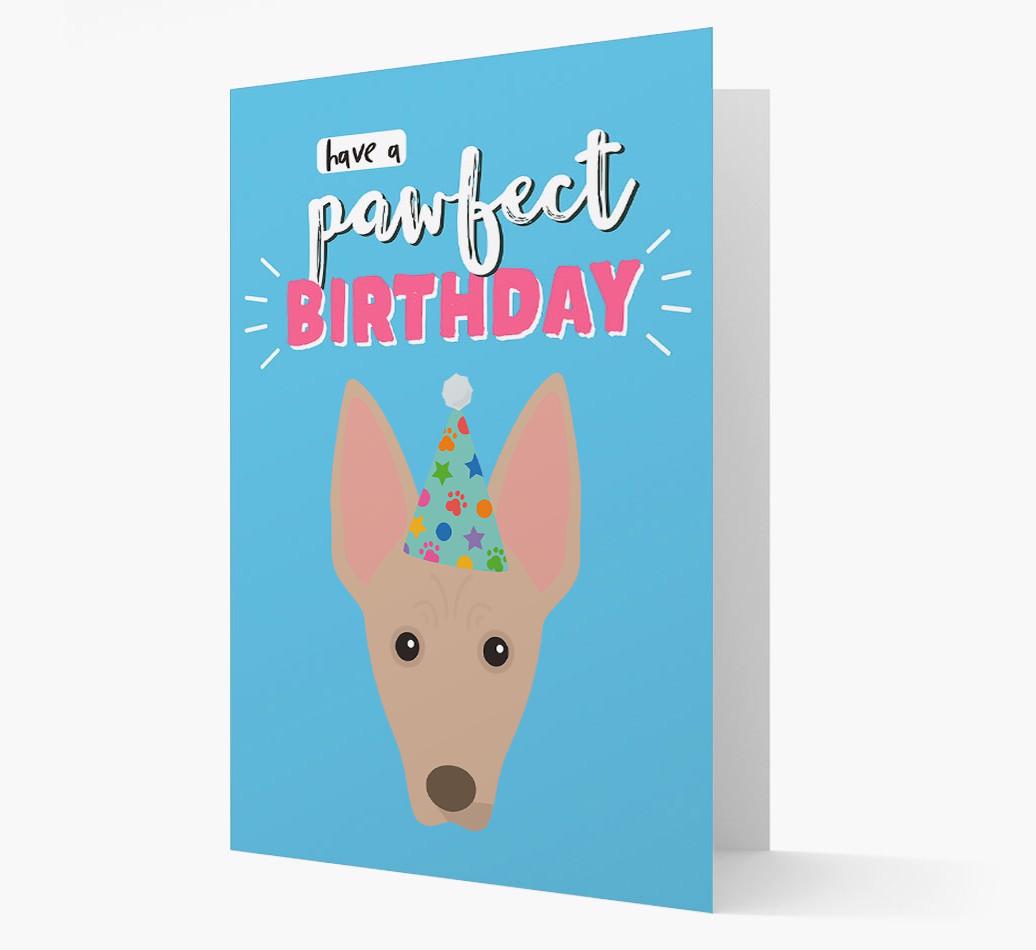 'Have A Pawfect Birthday' - Personalized {breedFullName} Card