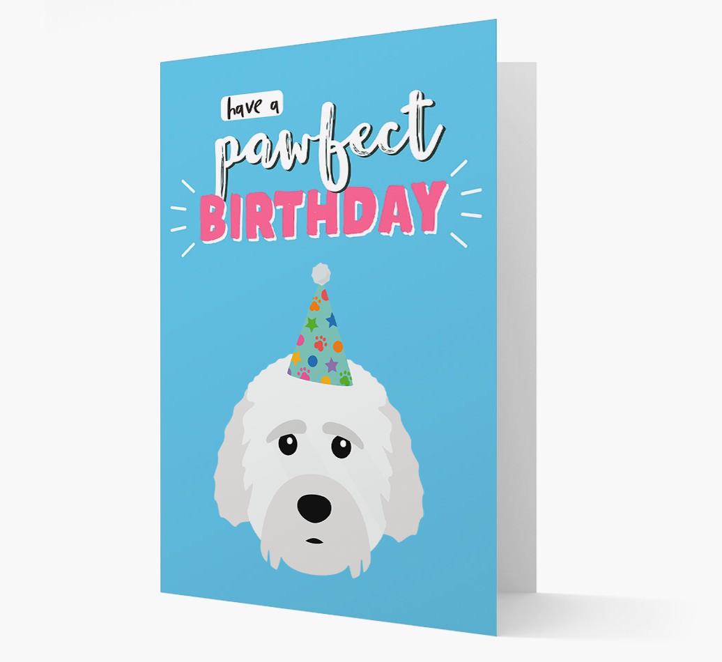 'Have A Pawfect Birthday' - Personalized {breedFullName} Card