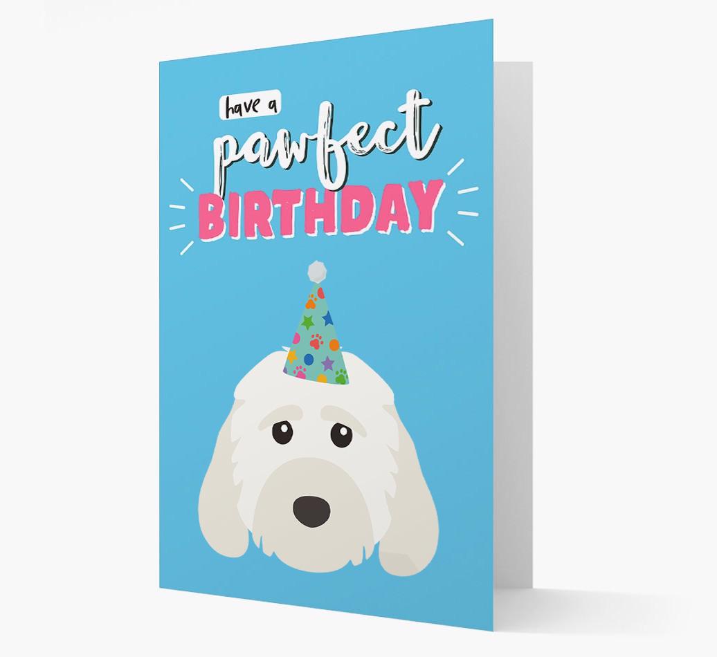 'Have A Pawfect Birthday' - Personalized {breedFullName} Card