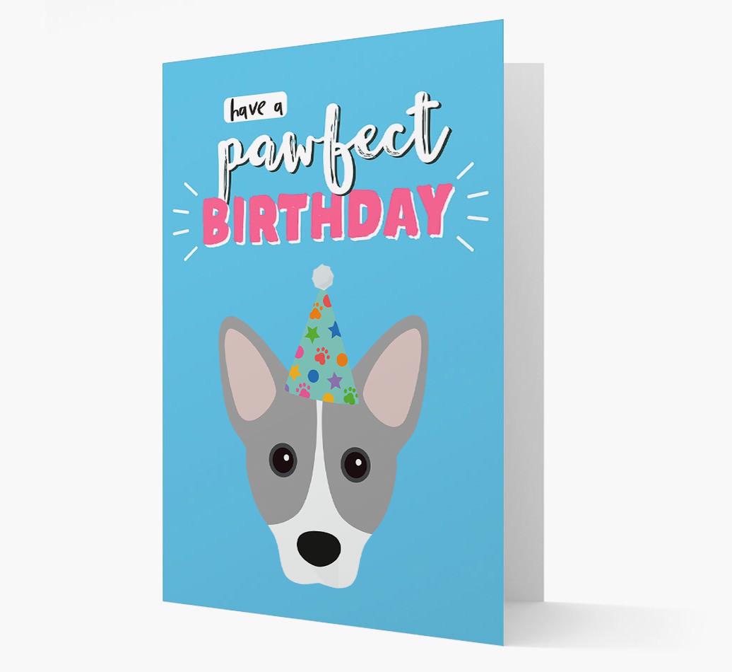 'Have A Pawfect Birthday' - Personalized {breedFullName} Card