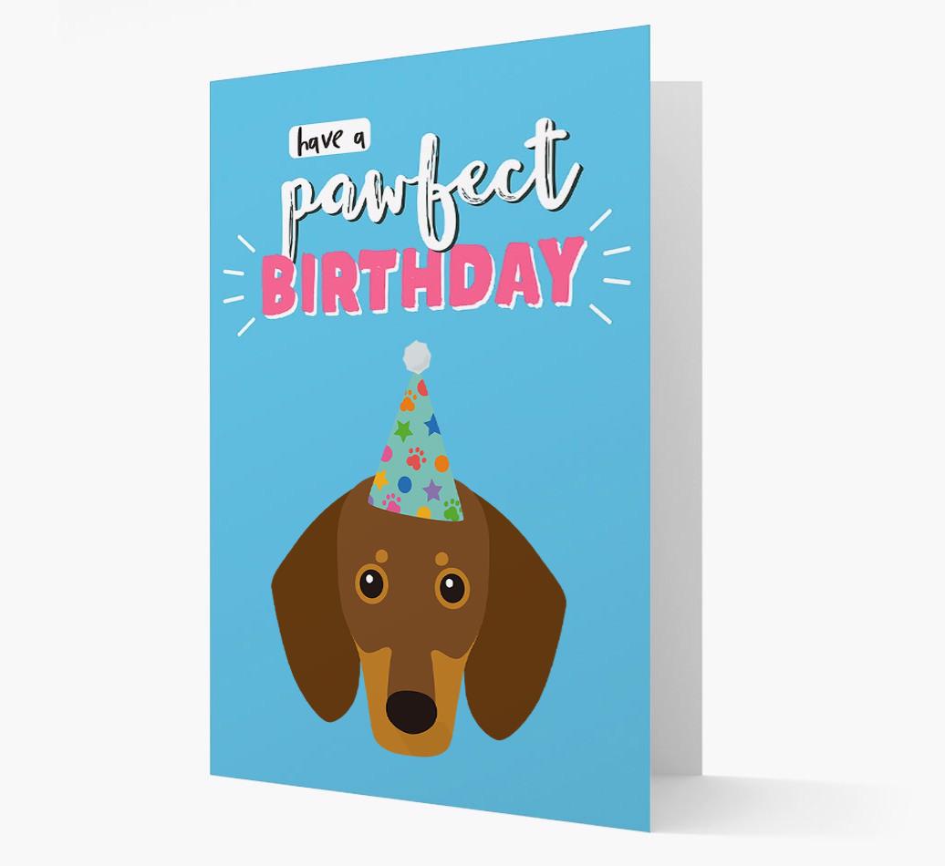 'Have A Pawfect Birthday' - Personalized {breedFullName} Card