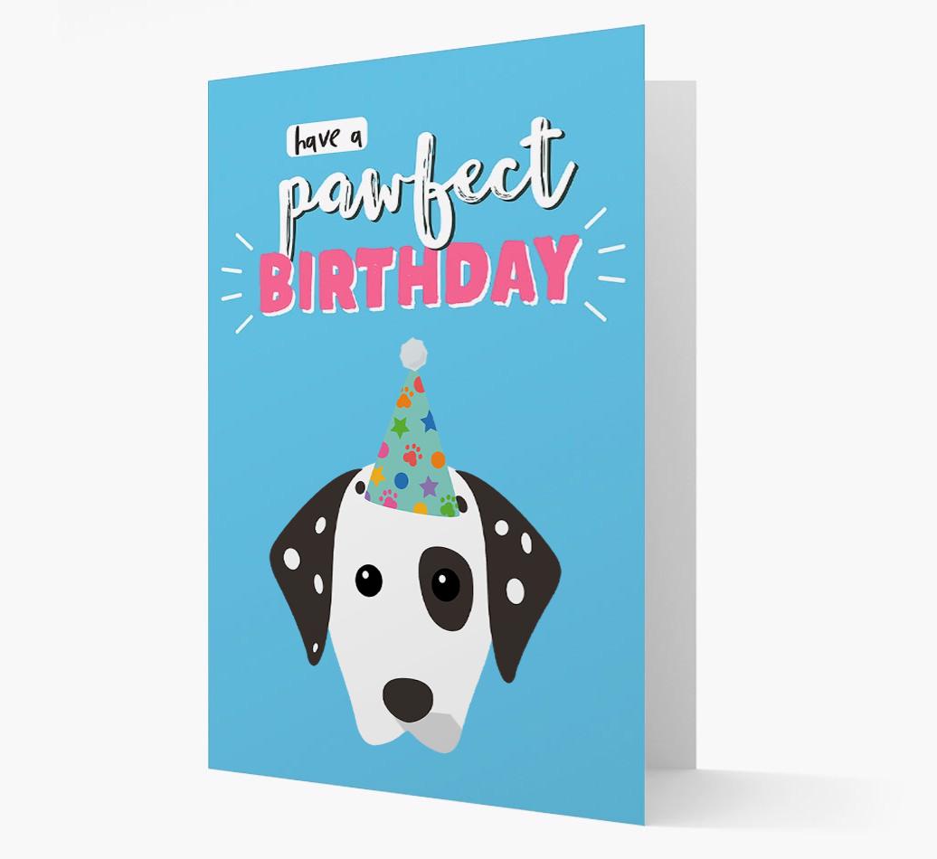 'Have A Pawfect Birthday' - Personalized {breedFullName} Card