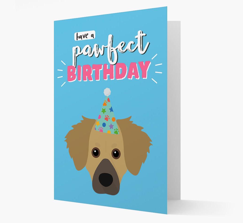 'Have A Pawfect Birthday' - Personalized {breedFullName} Card