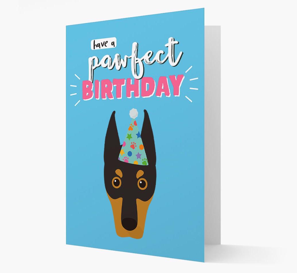 'Have A Pawfect Birthday' - Personalized {breedFullName} Card