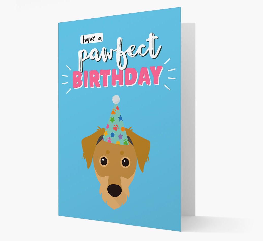 'Have A Pawfect Birthday' - Personalized {breedFullName} Card