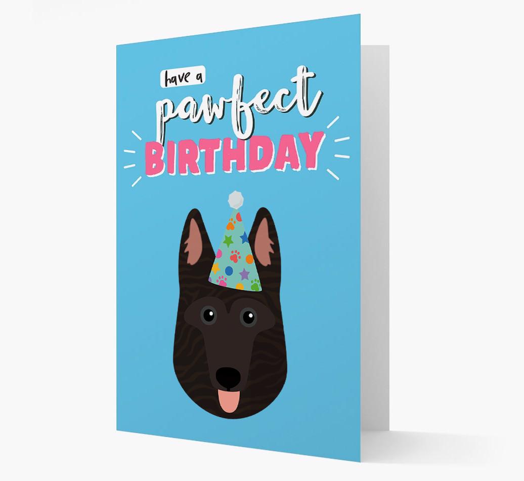 'Have A Pawfect Birthday' - Personalized {breedFullName} Card