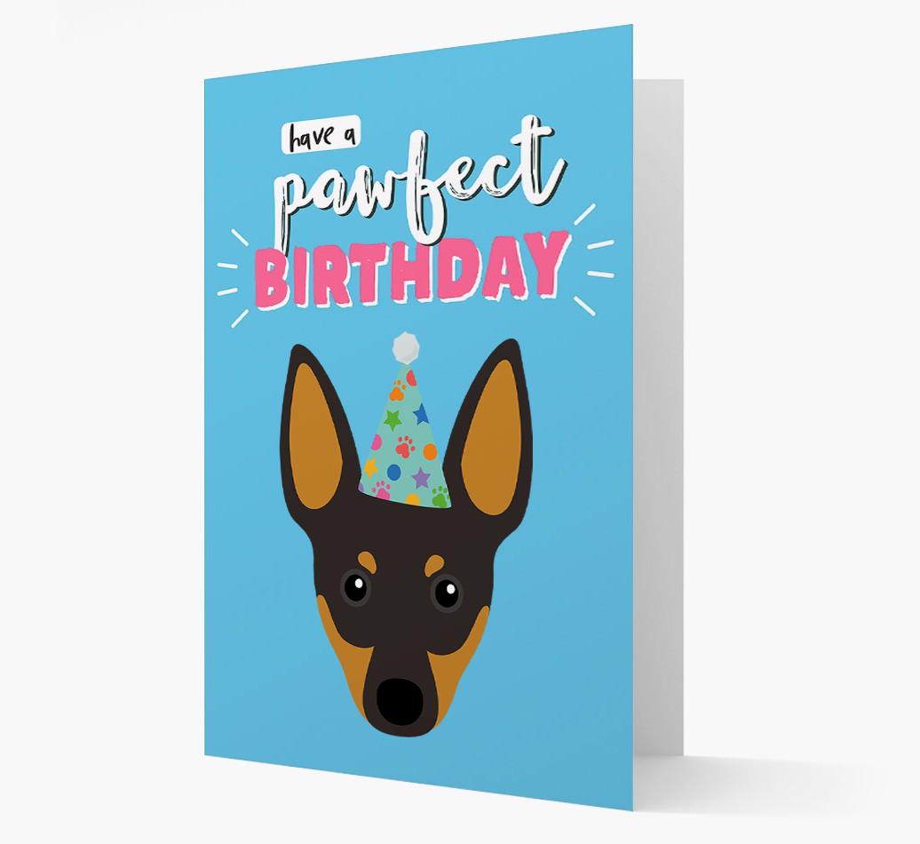 'Have A Pawfect Birthday' - Personalized {breedFullName} Card