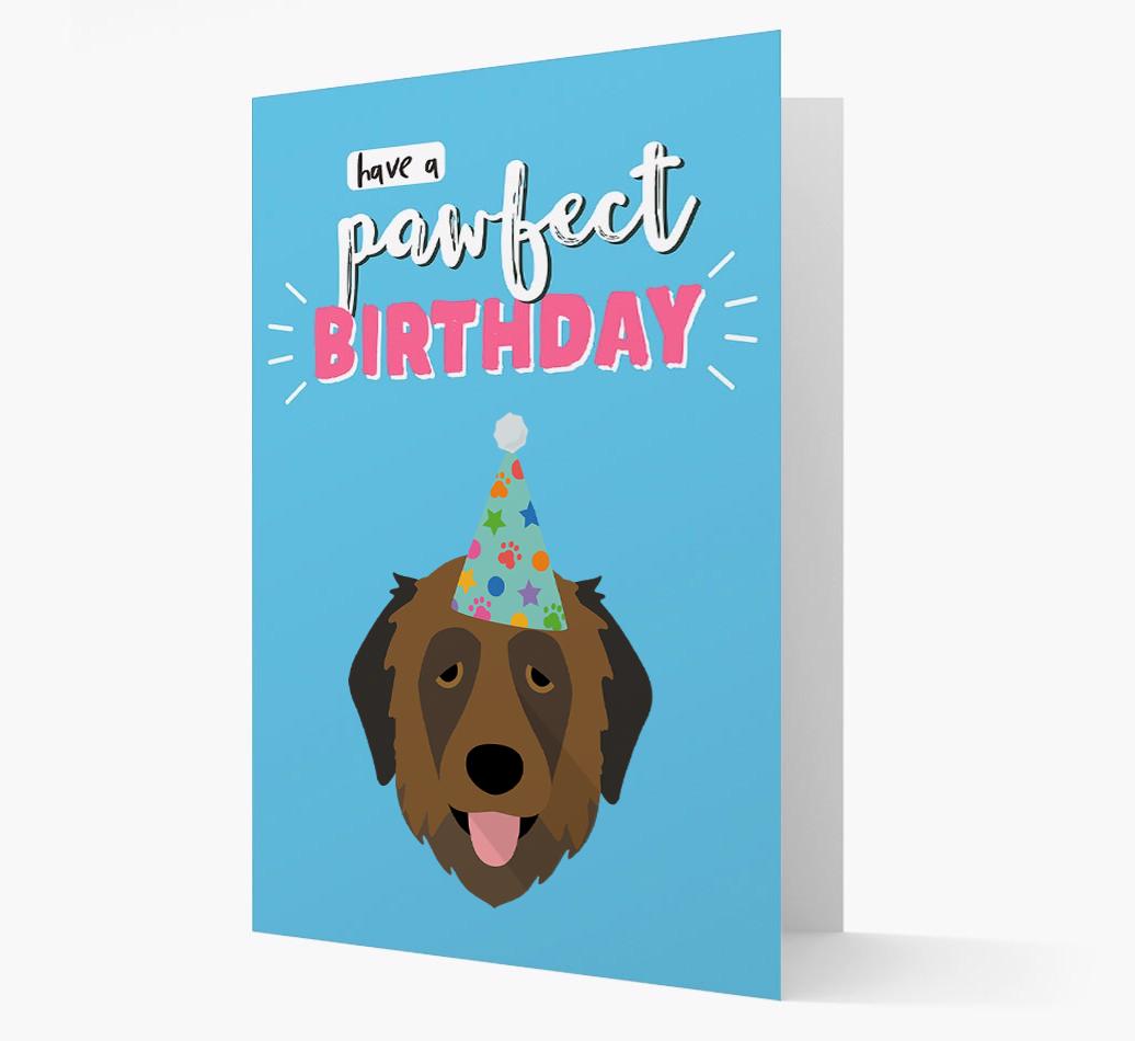 'Have A Pawfect Birthday' - Personalized {breedFullName} Card