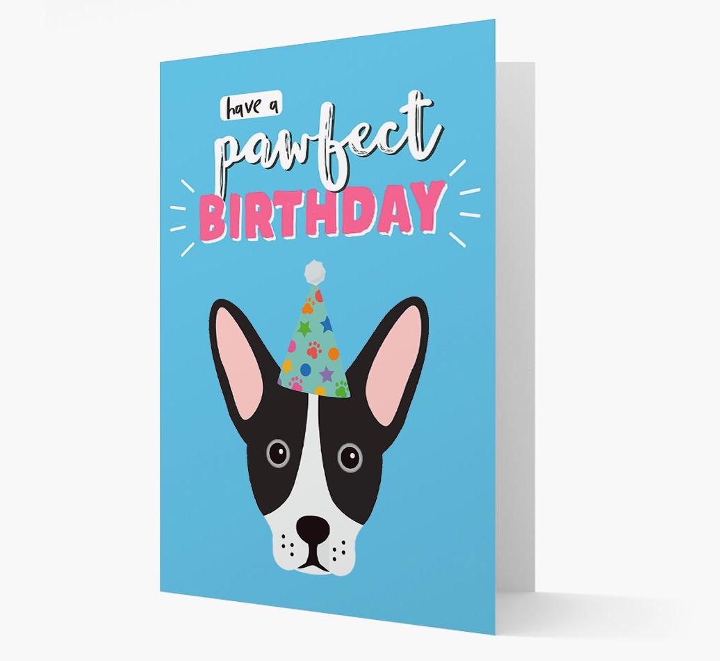 'Have A Pawfect Birthday' - Personalized {breedFullName} Card