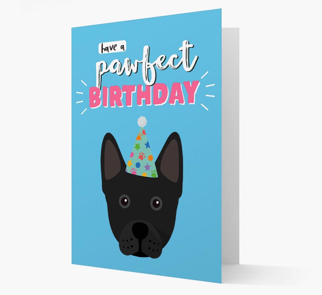 'Have A Pawfect Birthday' - Personalized {breedFullName} Card
