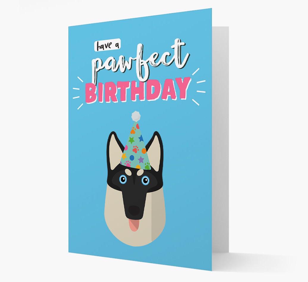 'Have A Pawfect Birthday' - Personalized {breedFullName} Card