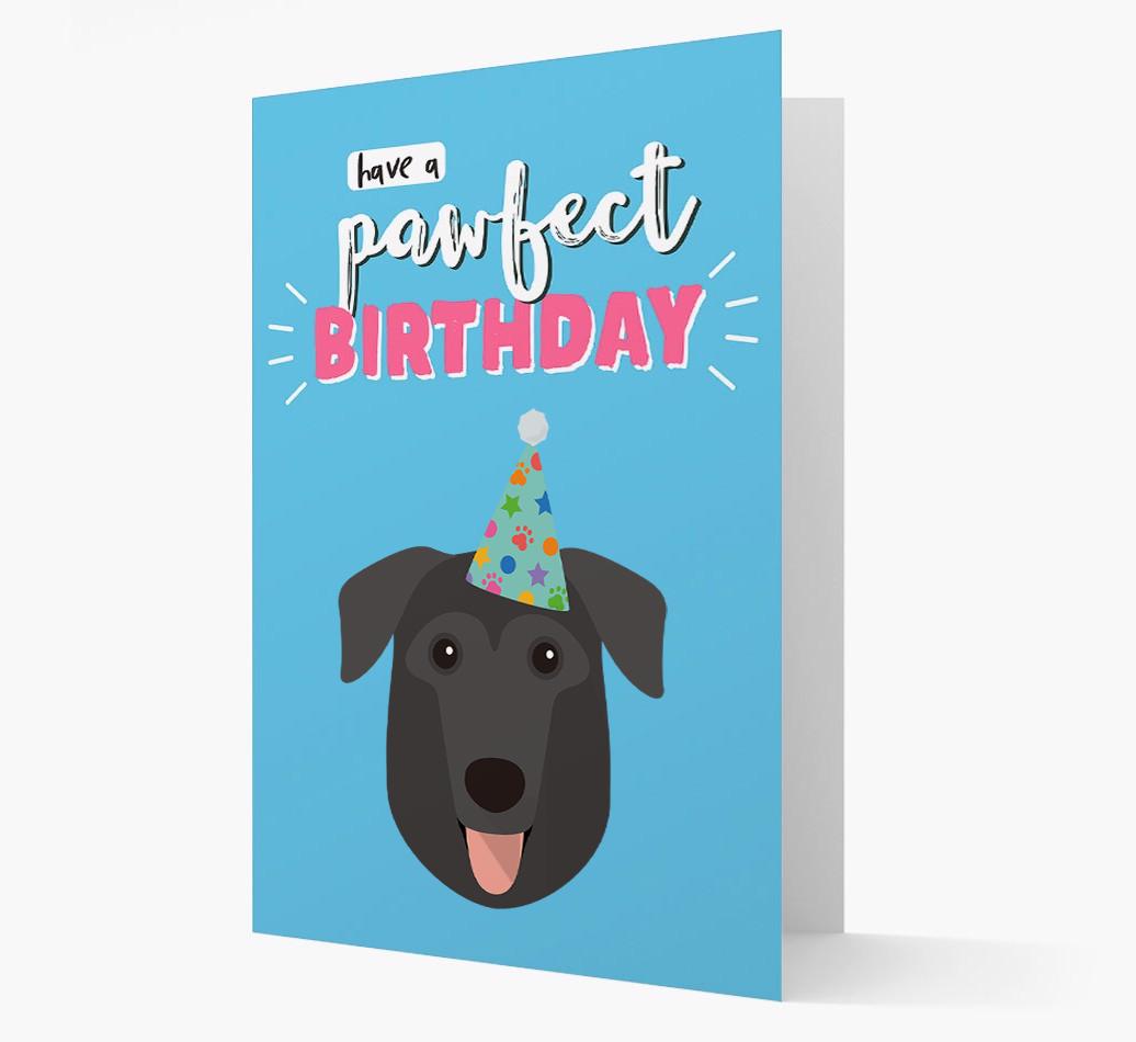 'Have A Pawfect Birthday' - Personalized {breedFullName} Card