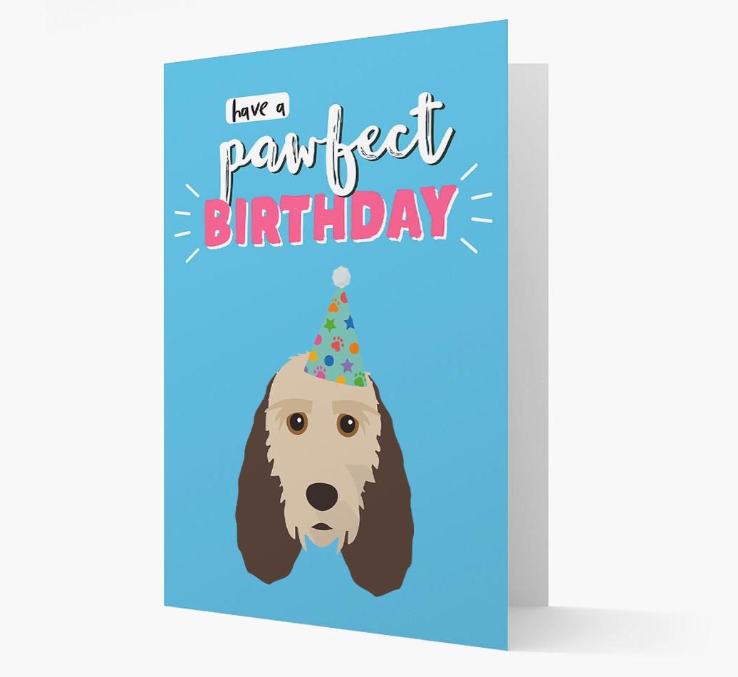 'Have A Pawfect Birthday' - Personalized {breedFullName} Card