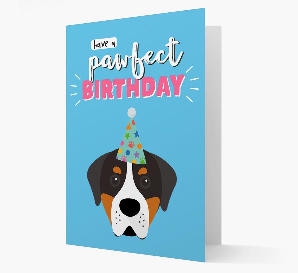 'Have A Pawfect Birthday' - Personalized {breedFullName} Card