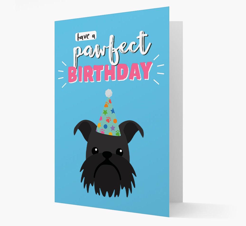 'Have A Pawfect Birthday' - Personalized {breedFullName} Card