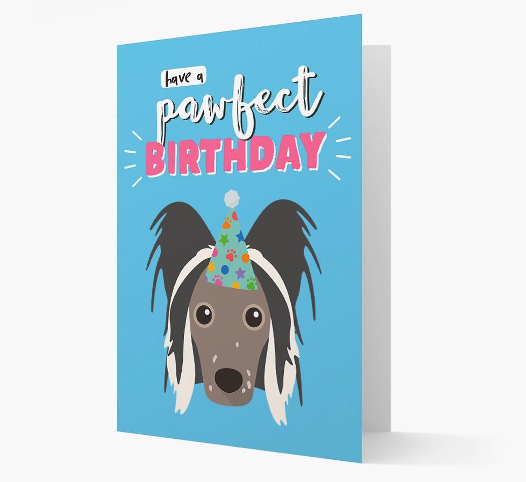 'Have A Pawfect Birthday' - Personalized {breedFullName} Card