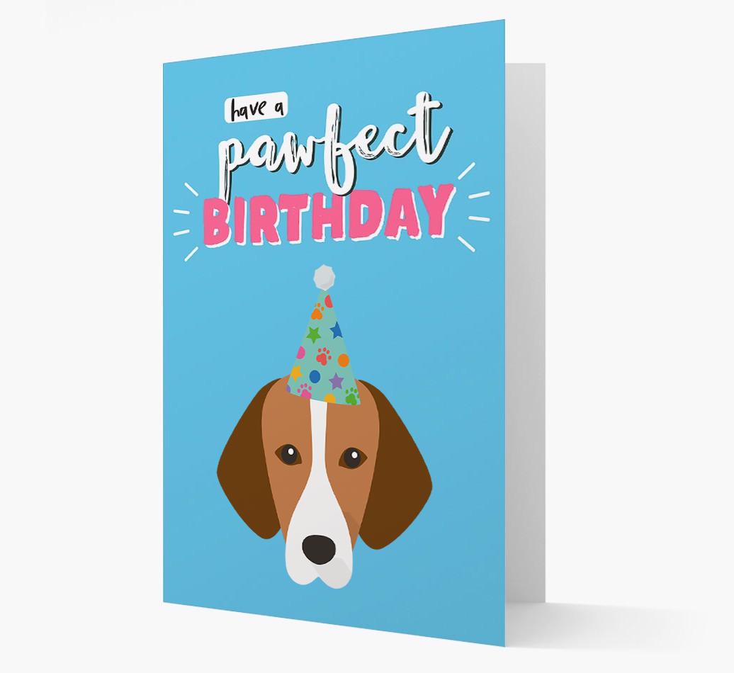 'Have A Pawfect Birthday' - Personalized {breedFullName} Card