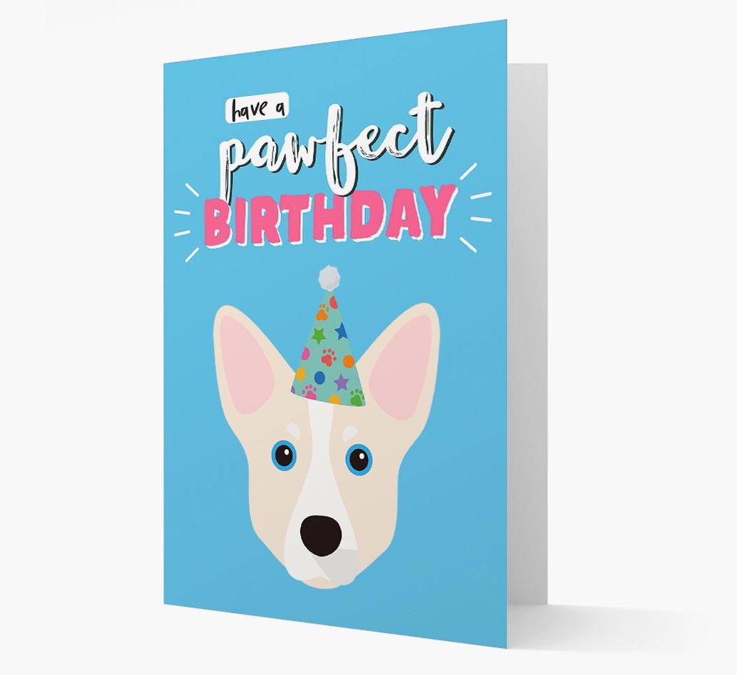 'Have A Pawfect Birthday' - Personalized {breedFullName} Card