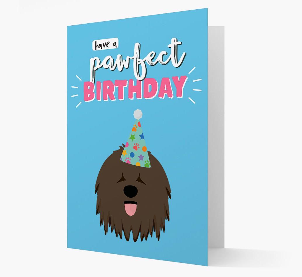 'Have A Pawfect Birthday' - Personalized {breedFullName} Card