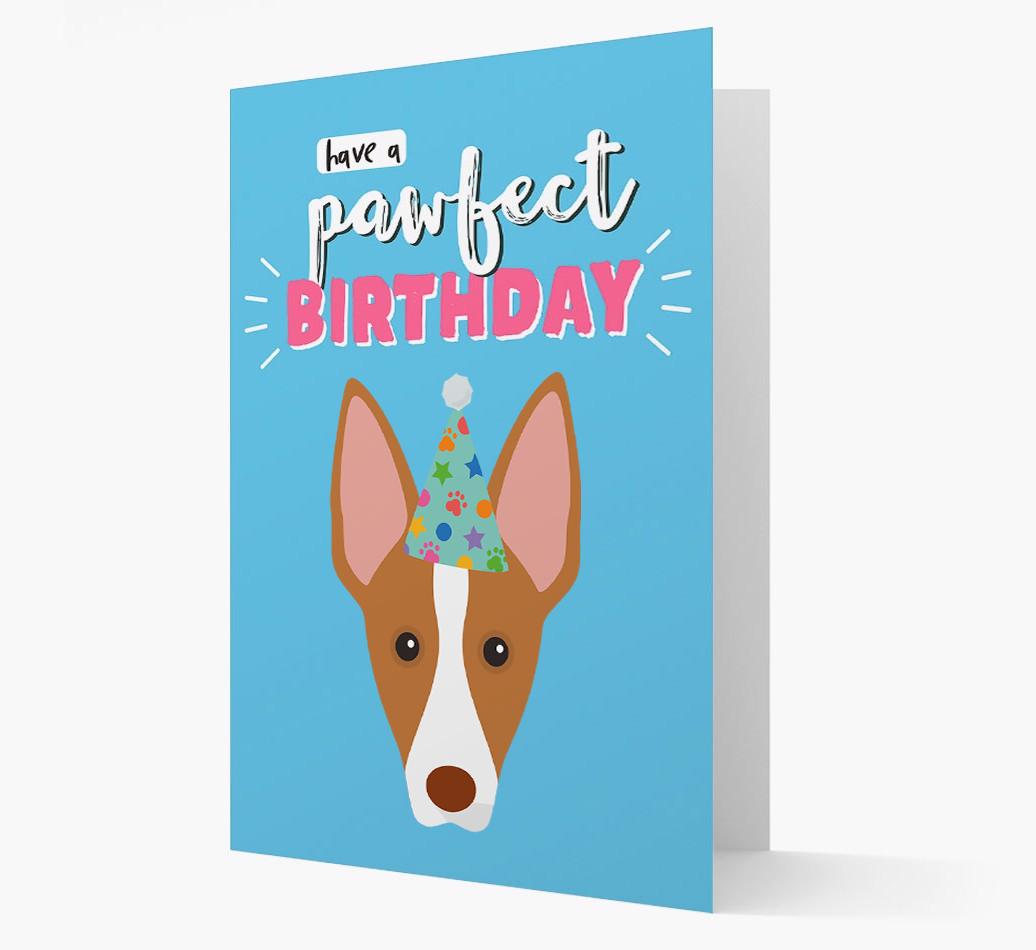 'Have A Pawfect Birthday' - Personalized {breedFullName} Card