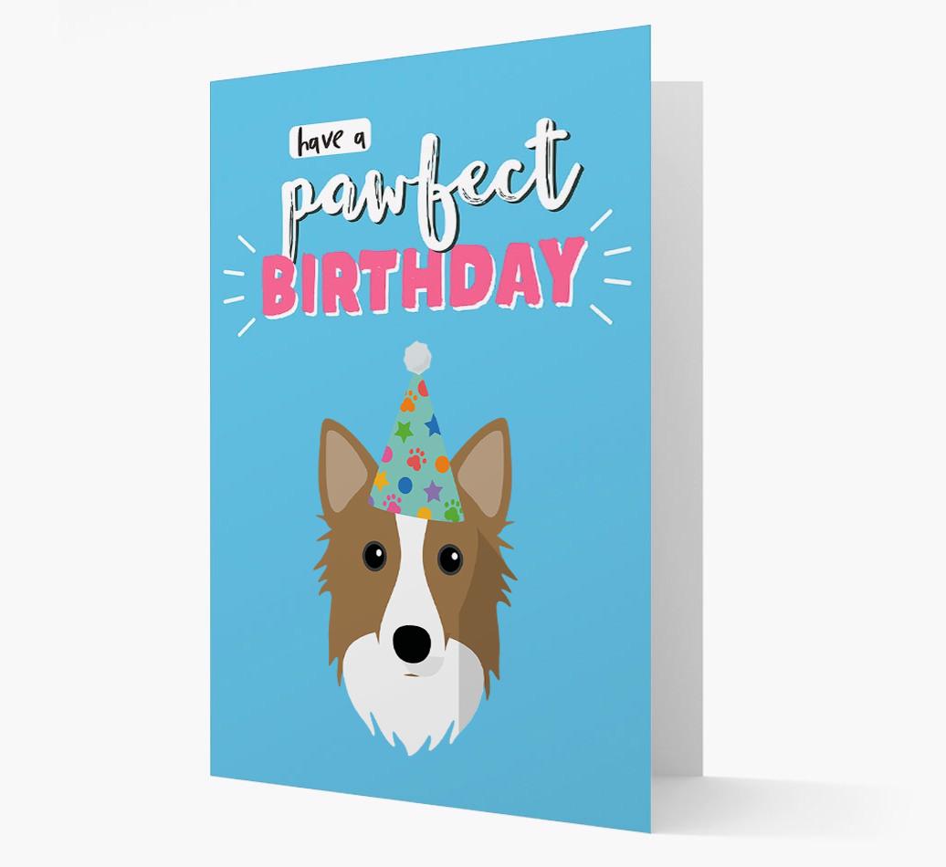 'Have A Pawfect Birthday' - Personalized {breedFullName} Card