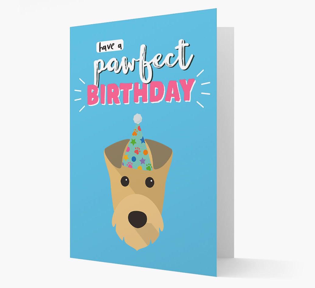 'Have A Pawfect Birthday' - Personalized {breedFullName} Card