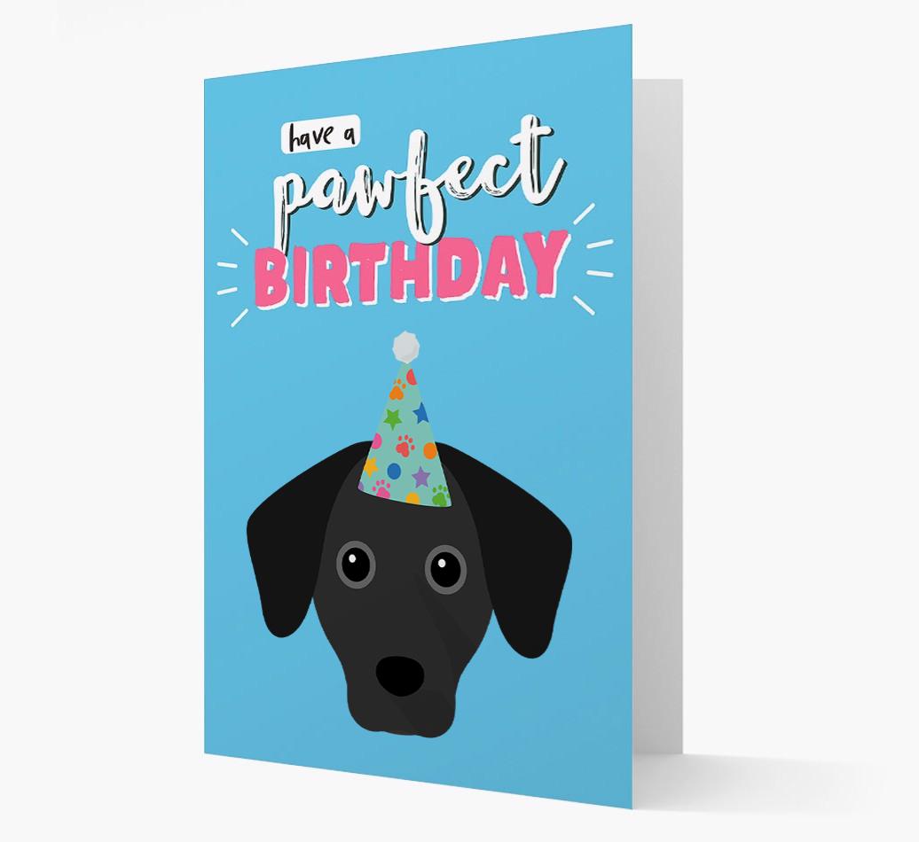 'Have A Pawfect Birthday' - Personalized {breedFullName} Card