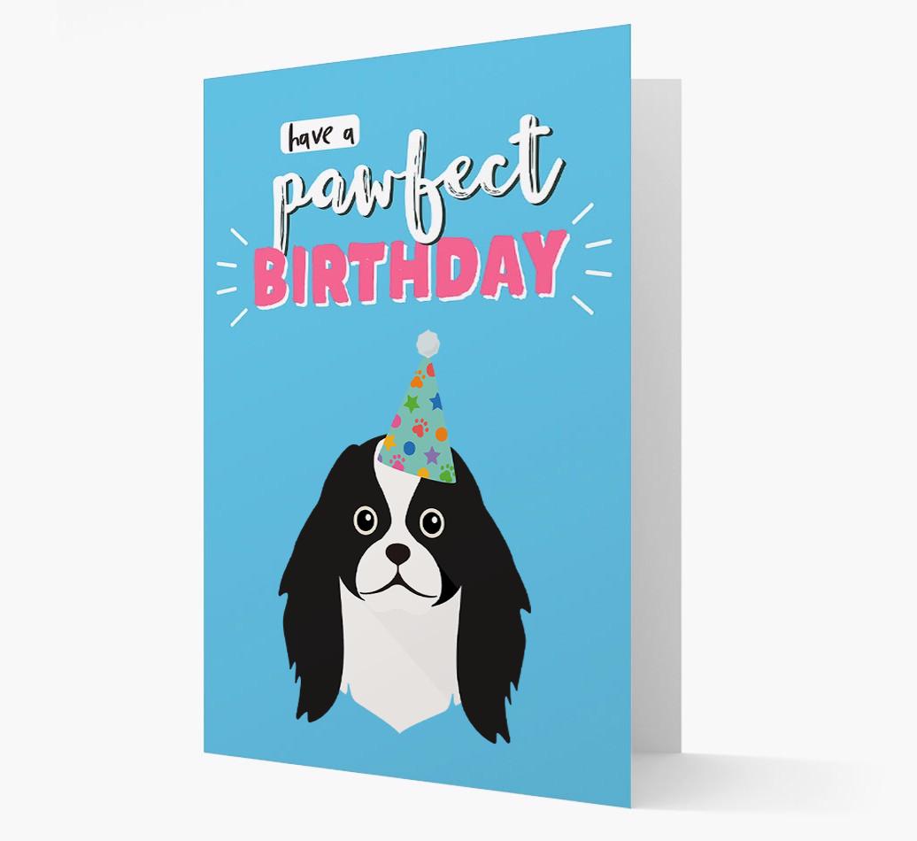 'Have A Pawfect Birthday' - Personalized {breedFullName} Card
