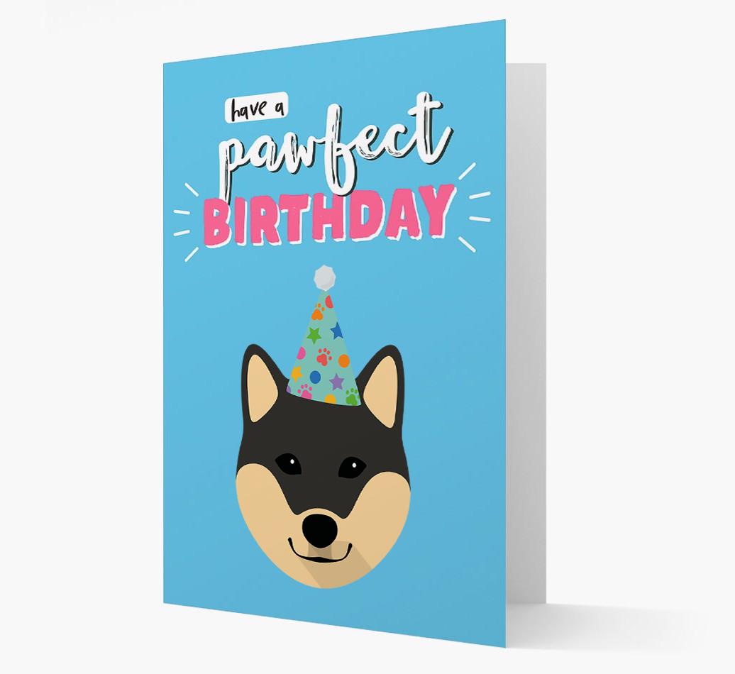 'Have A Pawfect Birthday' - Personalized {breedFullName} Card