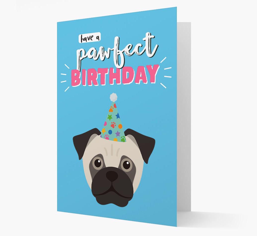 'Have A Pawfect Birthday' - Personalized {breedFullName} Card