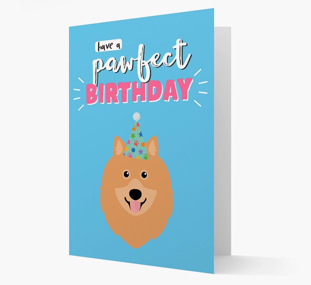 'Have A Pawfect Birthday' - Personalized {breedFullName} Card