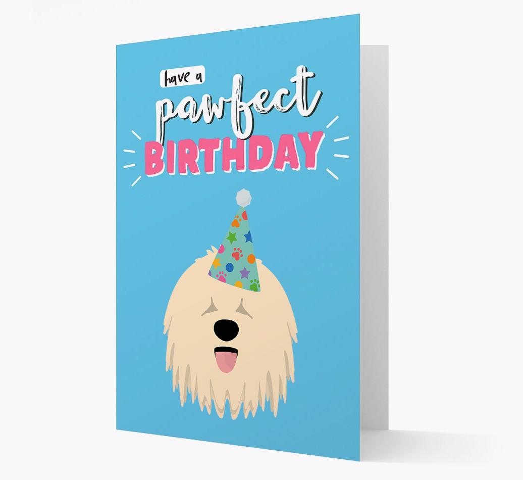 'Have A Pawfect Birthday' - Personalized {breedFullName} Card