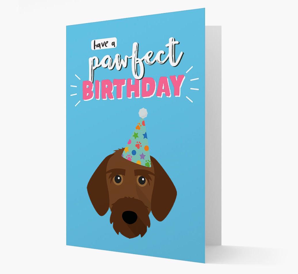 'Have A Pawfect Birthday' - Personalized {breedFullName} Card