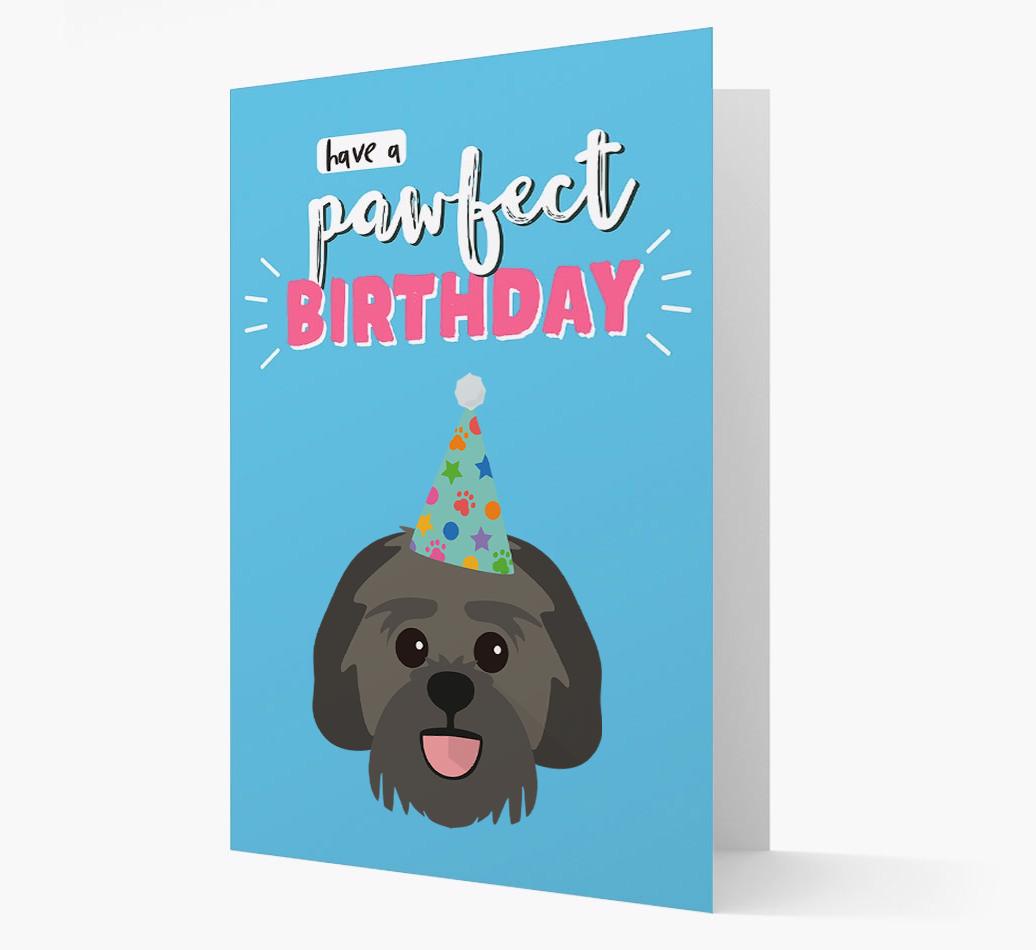 'Have A Pawfect Birthday' - Personalized {breedFullName} Card