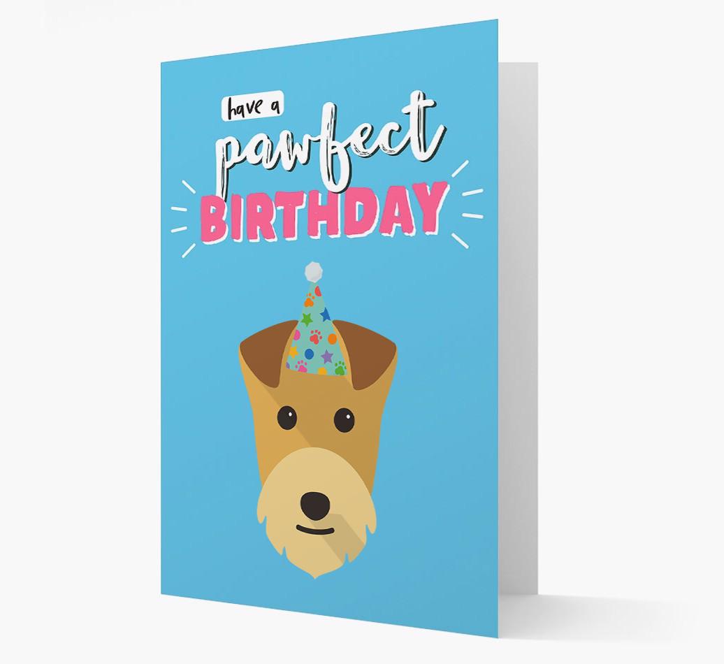 'Have A Pawfect Birthday' - Personalized {breedFullName} Card