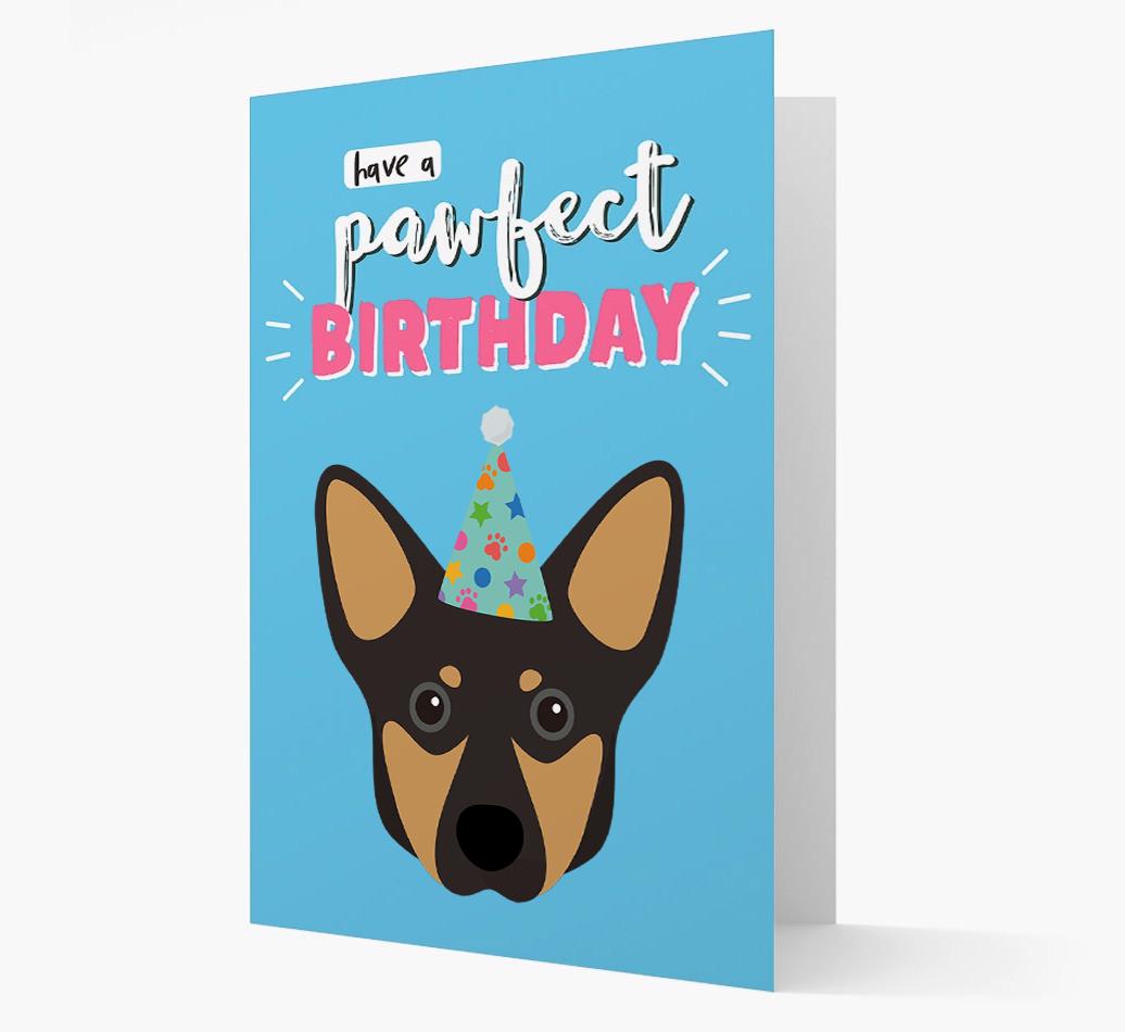 'Have A Pawfect Birthday' - Personalized {breedFullName} Card
