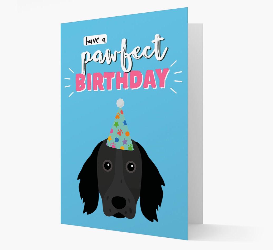 'Have A Pawfect Birthday' - Personalized {breedFullName} Card