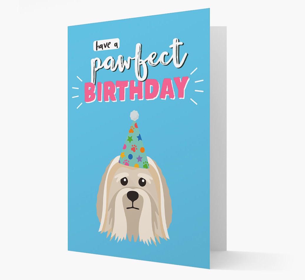 'Have A Pawfect Birthday' - Personalized {breedFullName} Card