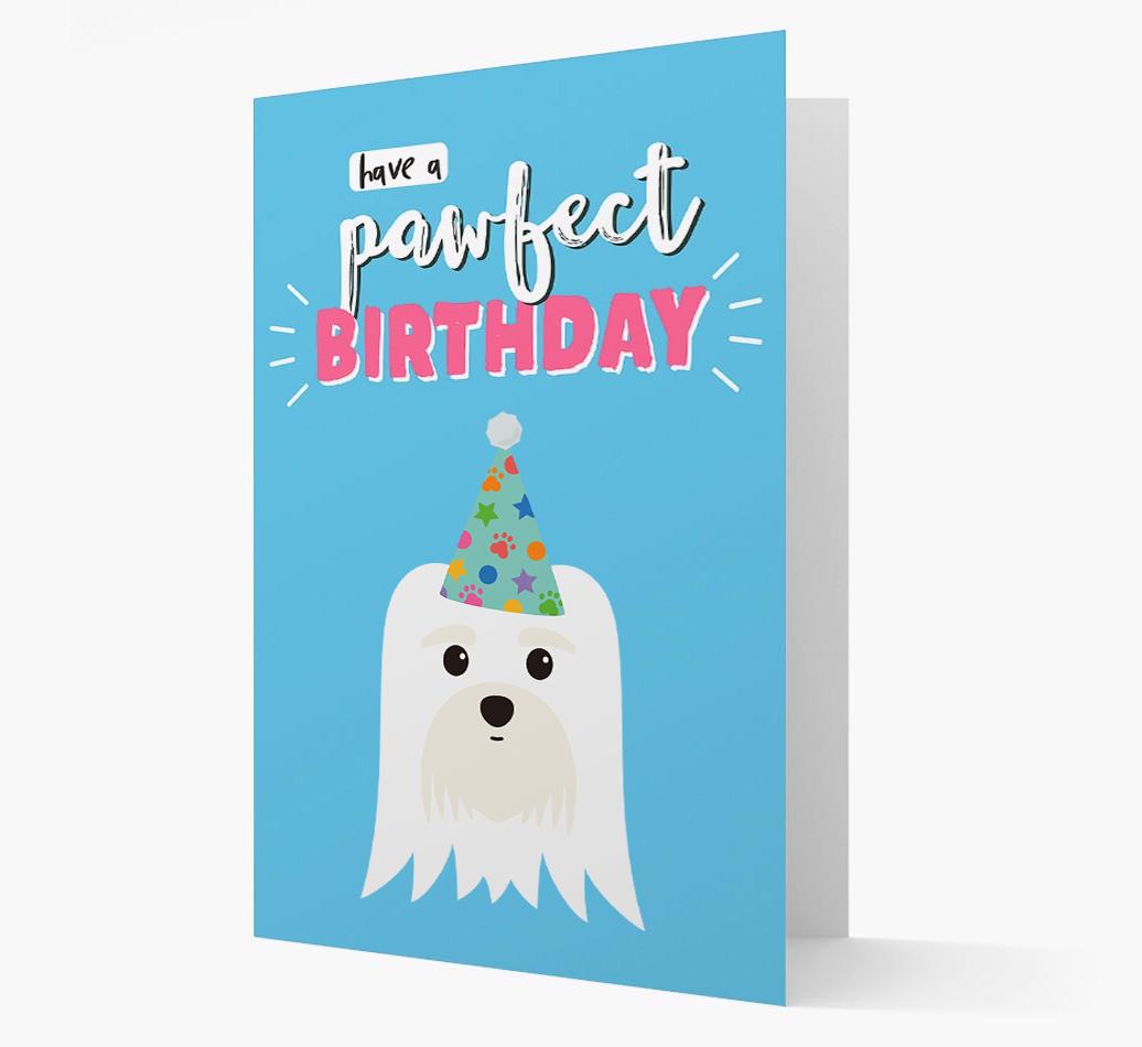 'Have A Pawfect Birthday' - Personalized {breedFullName} Card