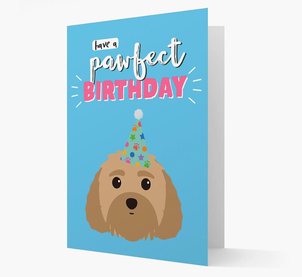 'Have A Pawfect Birthday' - Personalized {breedFullName} Card