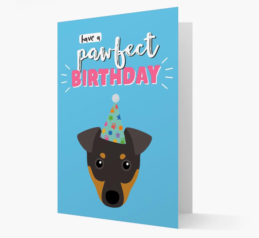 'Have A Pawfect Birthday' - Personalized {breedFullName} Card