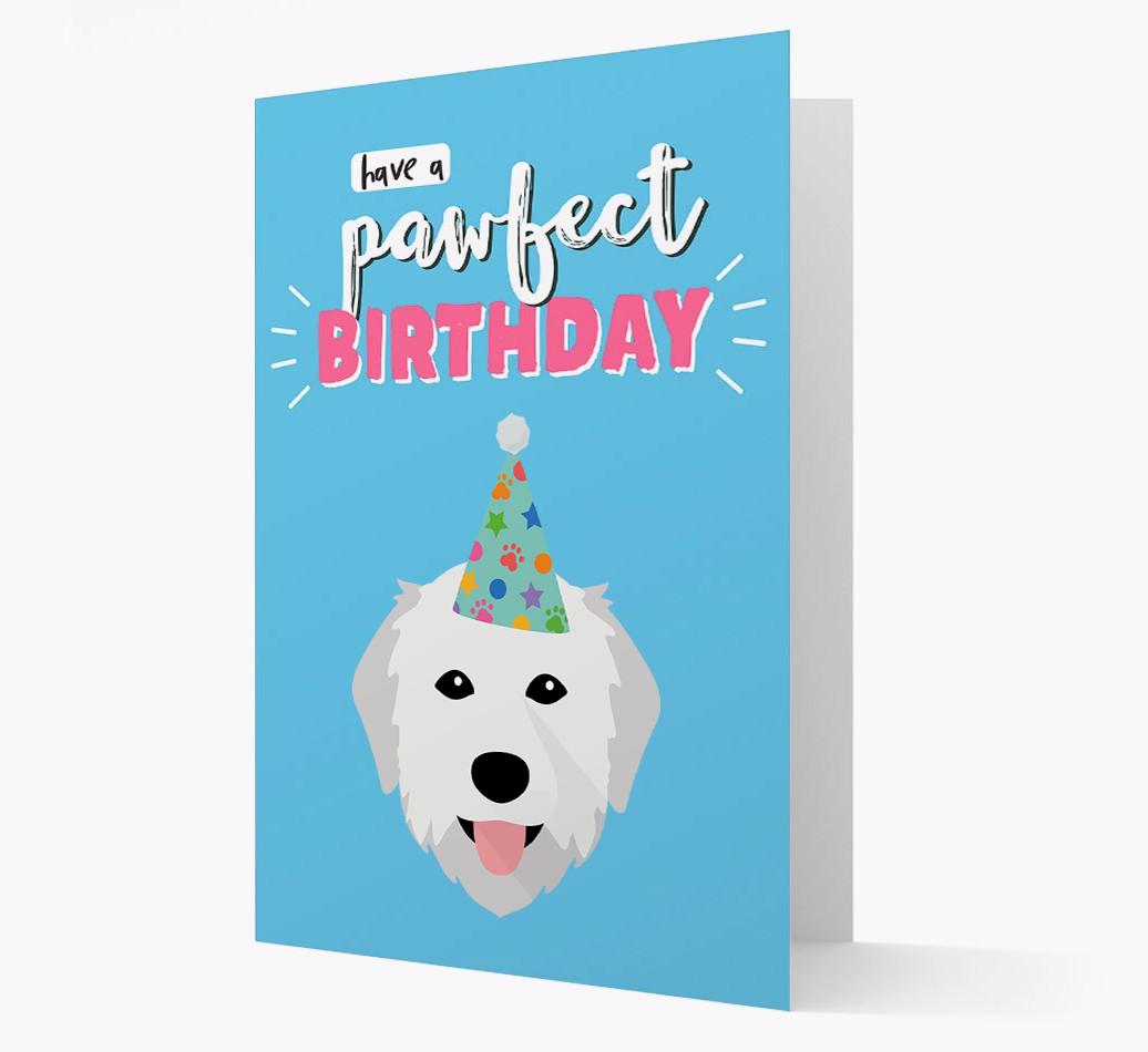 'Have A Pawfect Birthday' - Personalized {breedFullName} Card