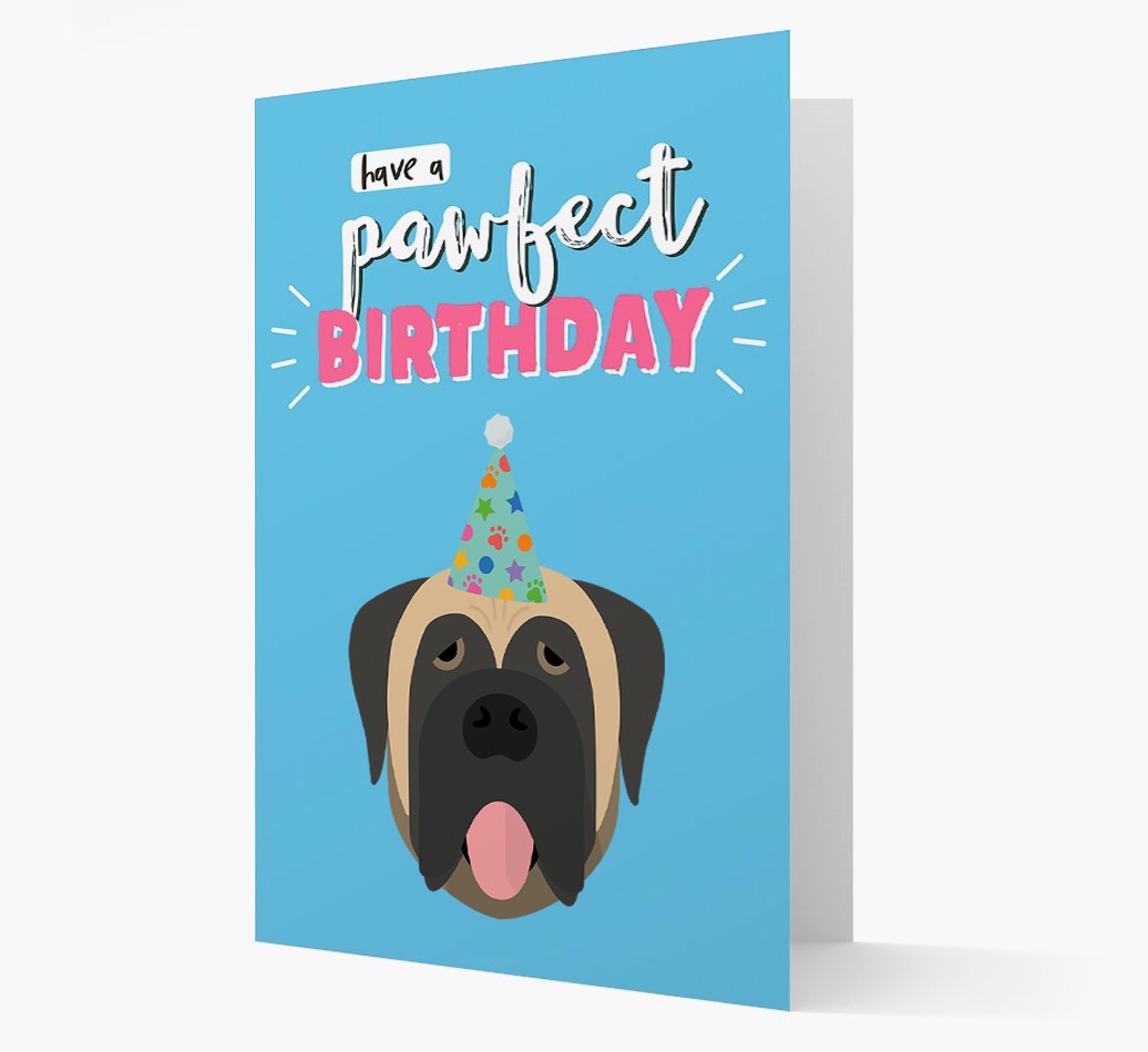 'Have A Pawfect Birthday' - Personalized {breedFullName} Card