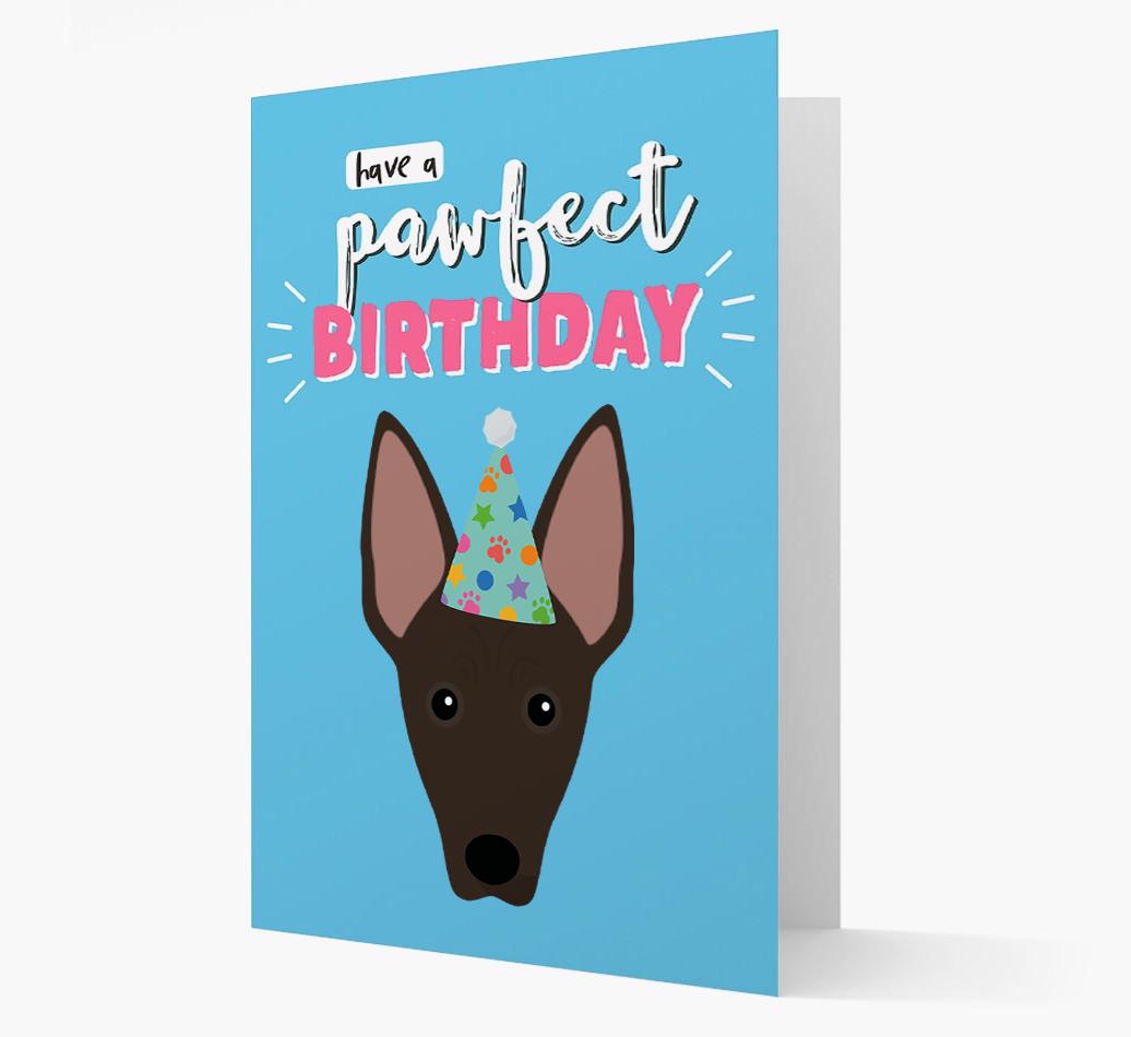 'Have A Pawfect Birthday' - Personalized {breedFullName} Card