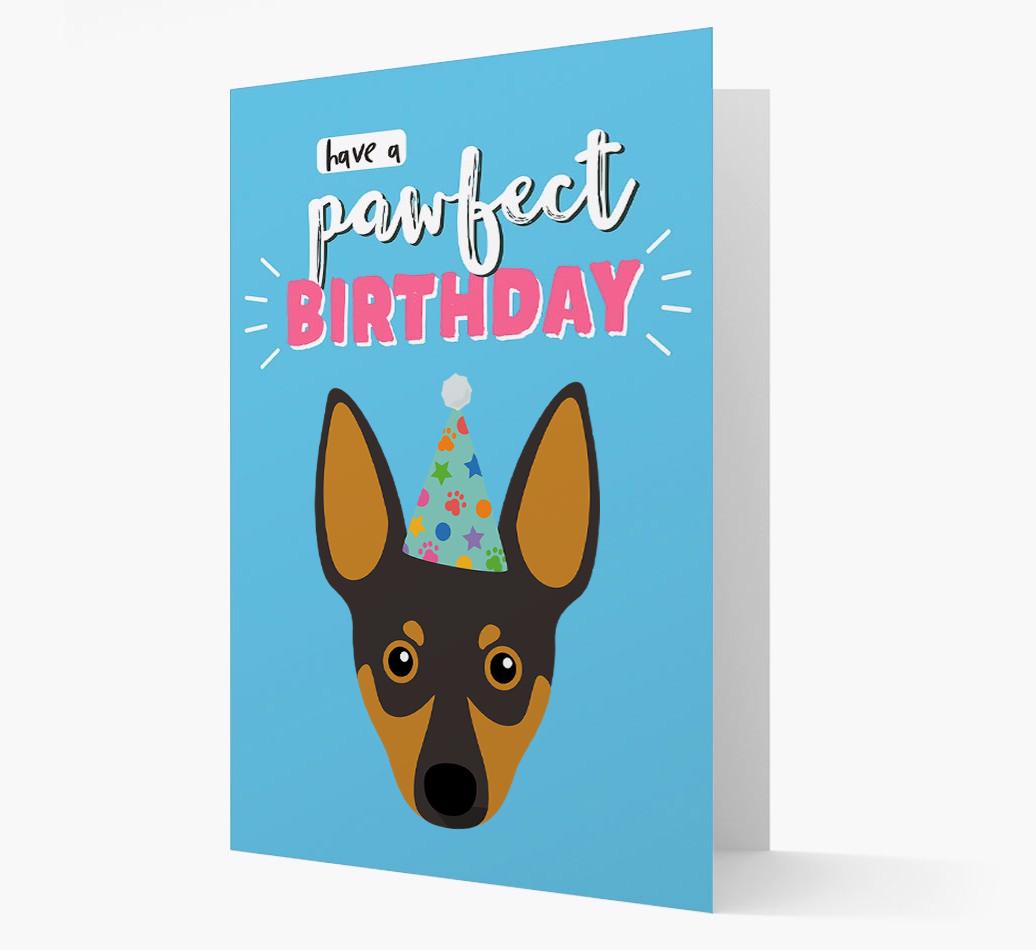 'Have A Pawfect Birthday' - Personalized {breedFullName} Card